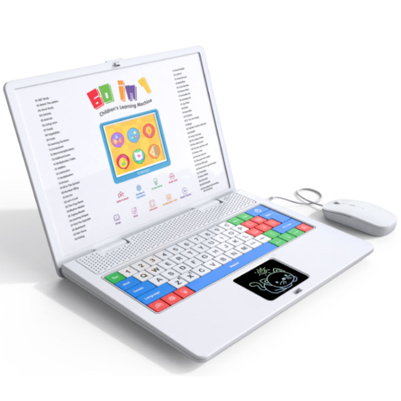 Cheertone - Kids Learning Laptop 3.5 Inches - White