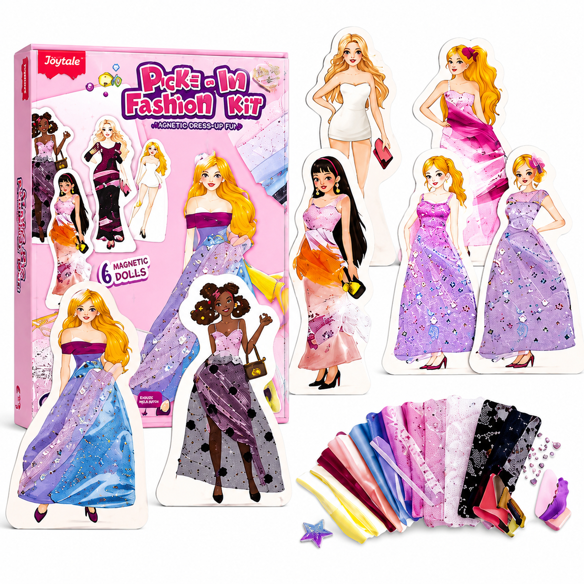 Poke-In Fashion Design Craft Kit – DIY Fabric Art Toy for Girls