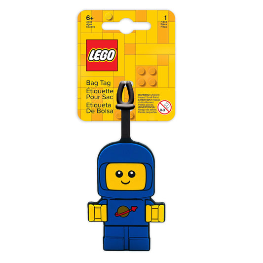 Lego IQ Minifigures Bag Tag Blue Spacebaby