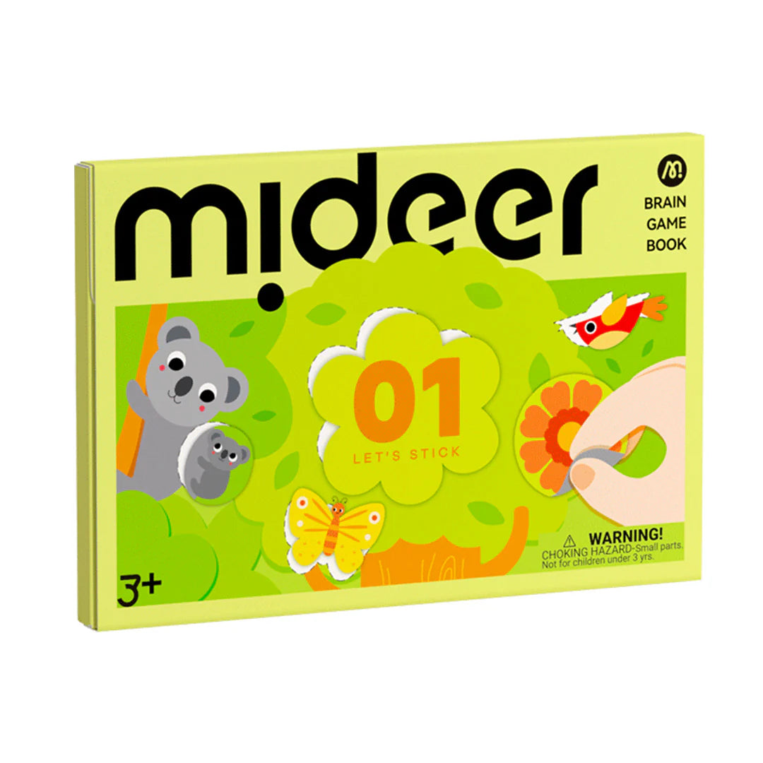 mideer Level Up Brain Gamebook - Let's Stick Level 1