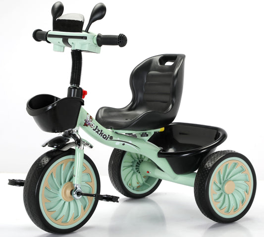 (FIRST STEP 999 CHILDREN PEDAL TRICYCLES MULTICOLOR)Children's scooter with lights, music and double handlebars
