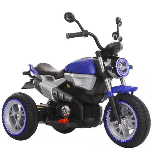 فيرست ستيب دراجة كهربائية ثلاثية بتصميم BMW – 12V – أزرق