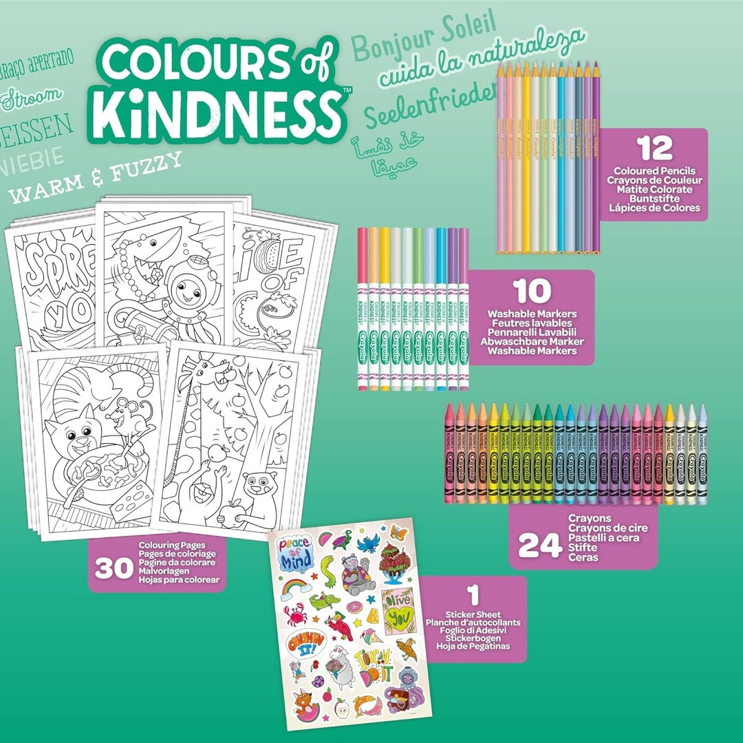 COLOR OF KINDNESS - COLORING CASE 70CT