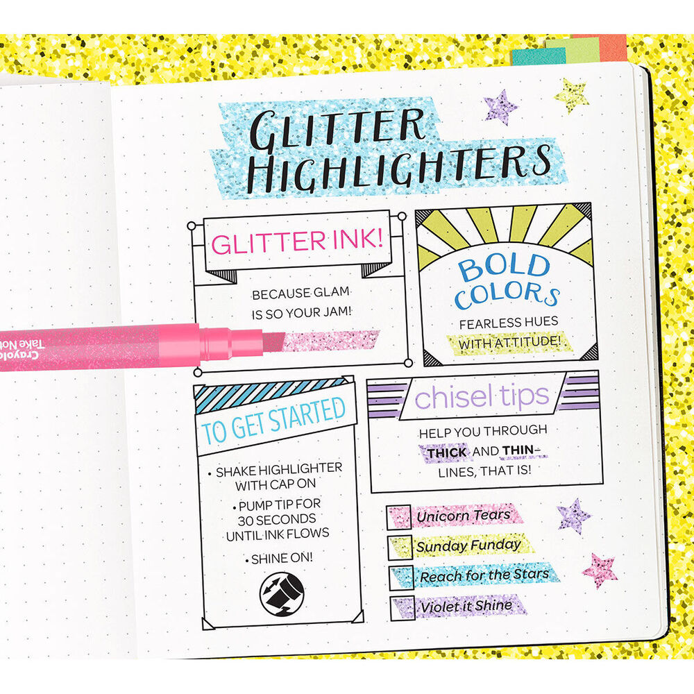 Glitter Highlighters