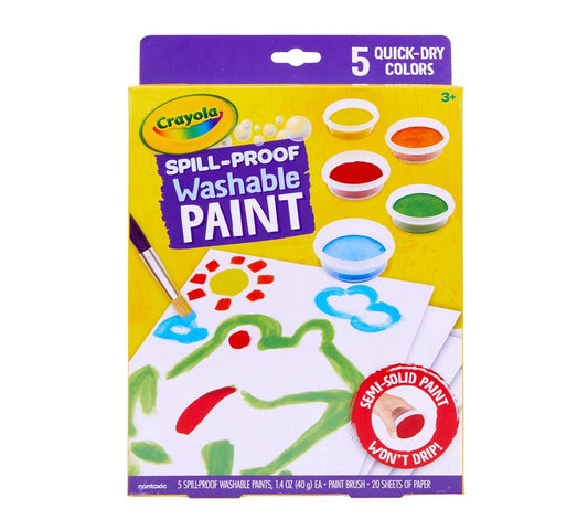 SPILL PROOF WASHABLE PAINT KIT