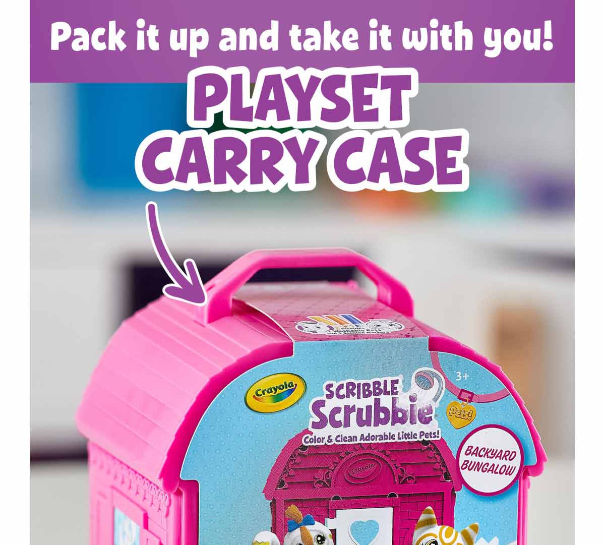 SCRIBBLE SCRUBBIE PETS BACKYARD BUNGALOW (SCENTED MARKERS)