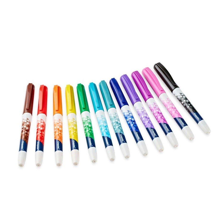 Crayola - Fine Point Doodle Markers - 12 Ct