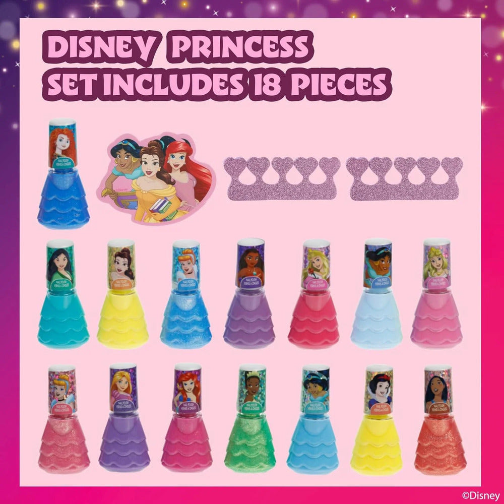 Townley Girl Barbie 15-Pack Nail Polish With Accessories
