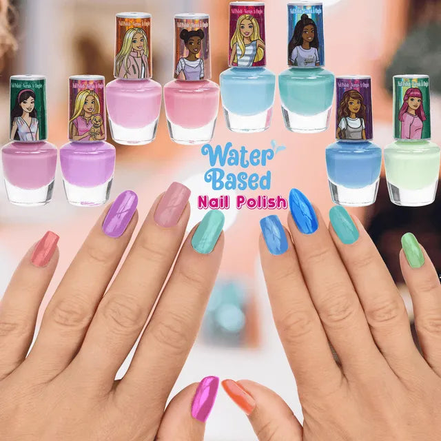 8 PK NAIL POLISH WITH ROLE PLAY DRYER