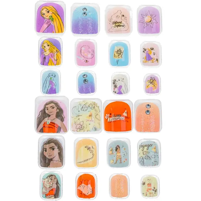 TOWNLEY GIRL DISNEY PRINCESS 48-PACK PRESS ON NAILS SET