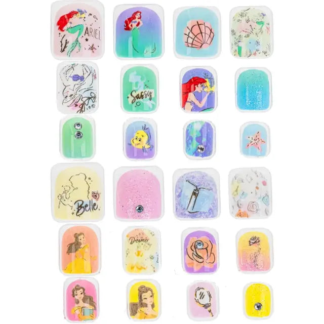 TOWNLEY GIRL DISNEY PRINCESS 48-PACK PRESS ON NAILS SET