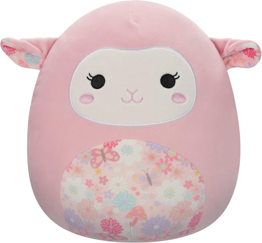 SQK-12IN SQSHMLWS MED PLSH (LALA PINK LAMB)