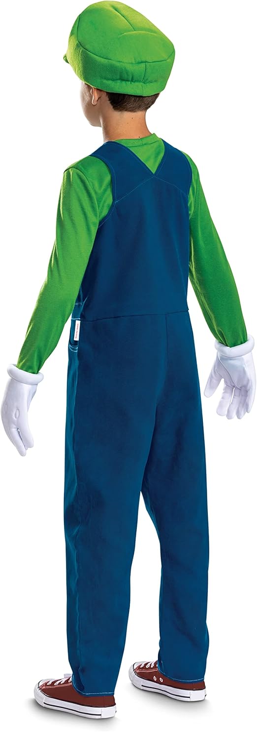 CHILD LUIGI ELEVATED DRESS-UP, MEDIUM 7-8 YEARS