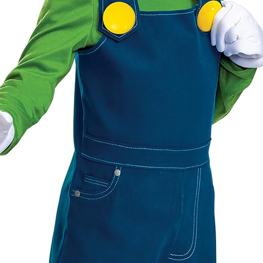 CHILD LUIGI ELEVATED DRESS-UP, MEDIUM 7-8 YEARS