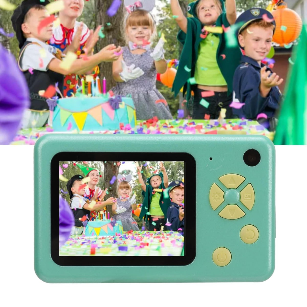 Spturn - Children's 8K Digital Camera- Green