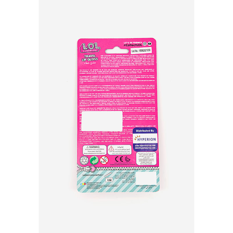 L.O.L. Surprise - Lip Gloss With Key Chain Travel 5113 - Pink