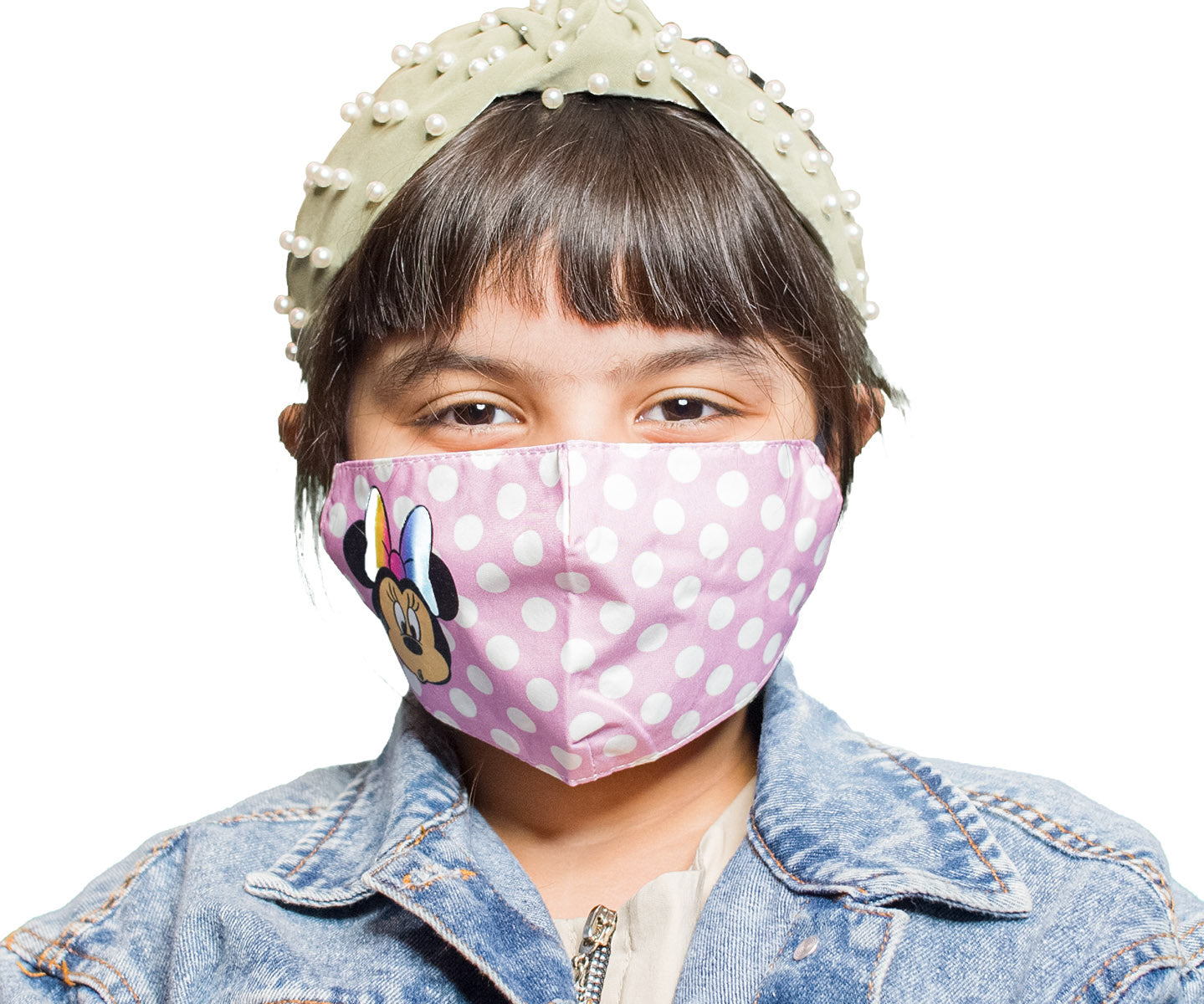 Minnie Mouse Reusable Face Mask - Pink