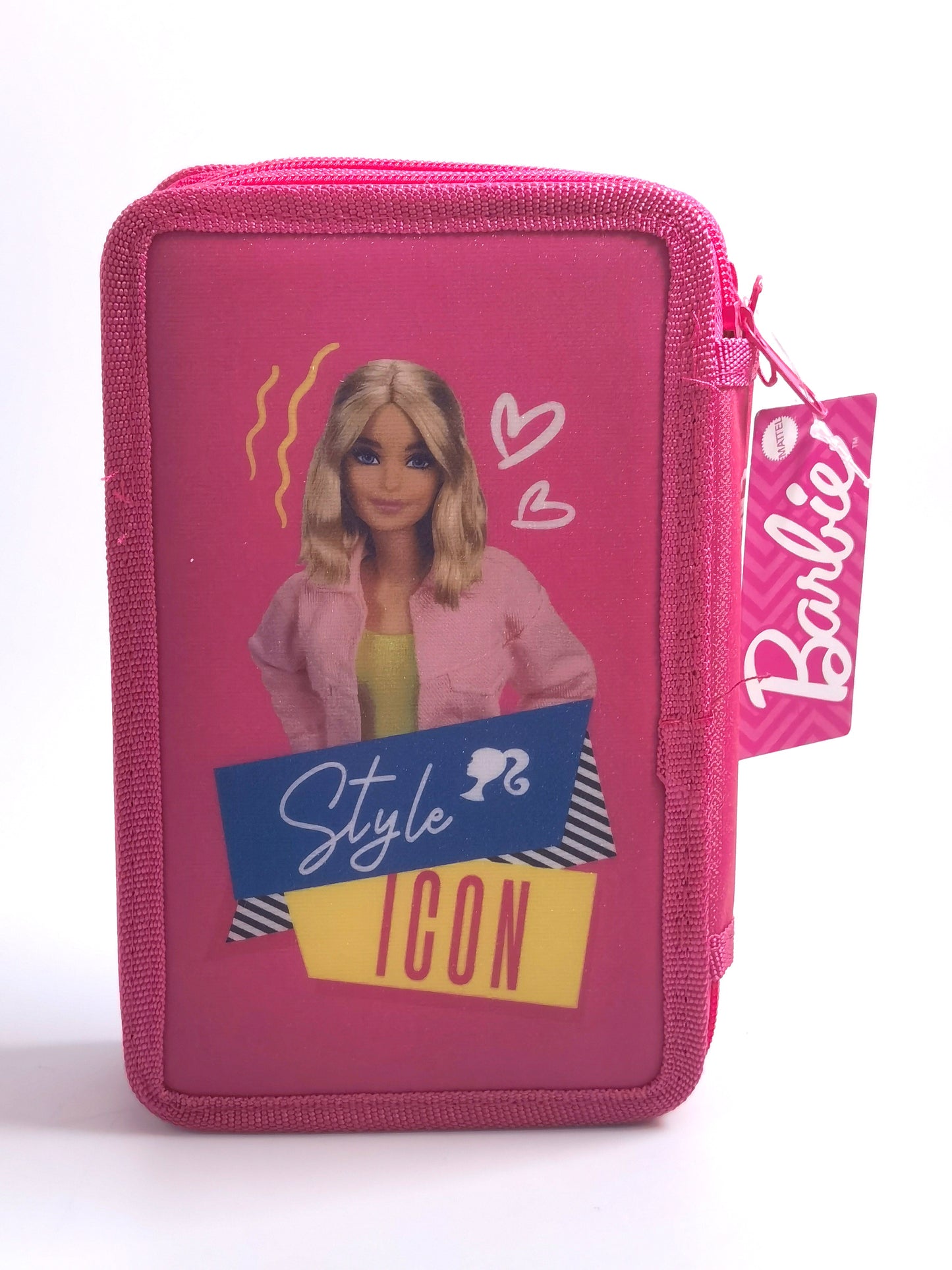 Barbie 3 Zippers Pencil Case