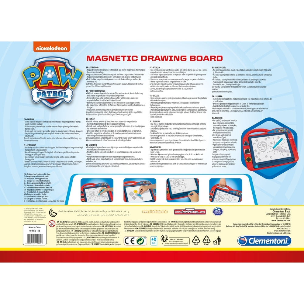 Clementoni - Paw Patrol Magnetic Board