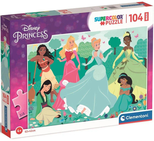 CLEMENTONI MAXI DISNEY PRINCESS - 104 PCS PUZZLE