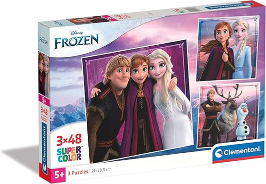 CLEMENTONI DISNEY FROZEN POSTURE - 3 X 48 PCS PUZZLE