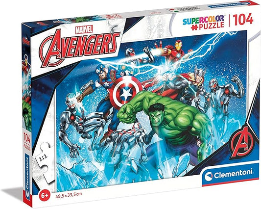 CLEMENTONI MARVEL AVENGERS FIGHT - 104 PCS PUZZLE