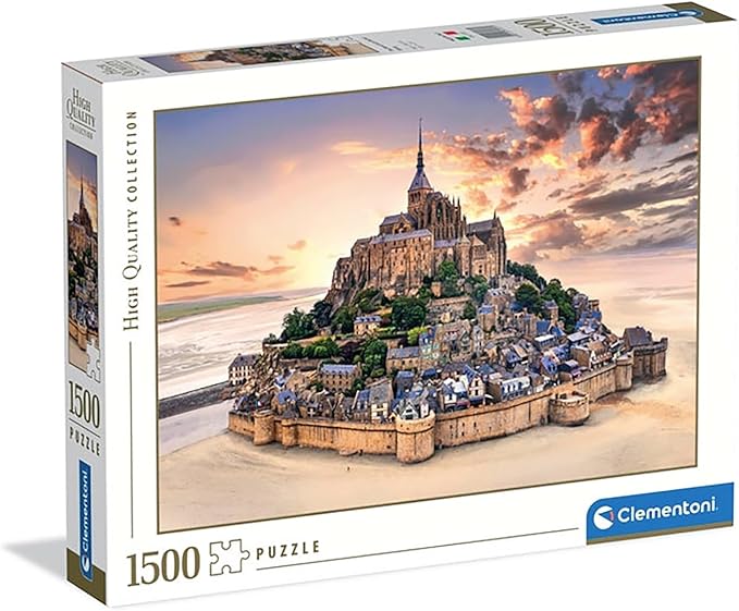 CLEMENTONI HQ COLLECTION MONT SAINT MICHEL - 1500 PCS PUZZLE