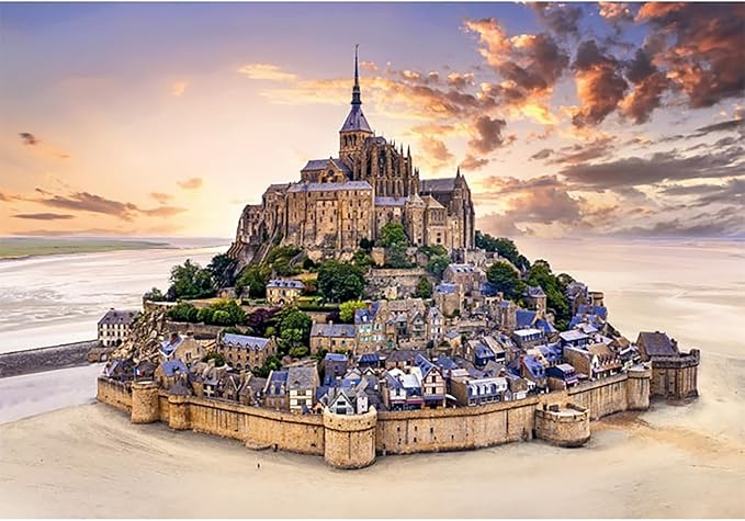 CLEMENTONI HQ COLLECTION MONT SAINT MICHEL - 1500 PCS PUZZLE