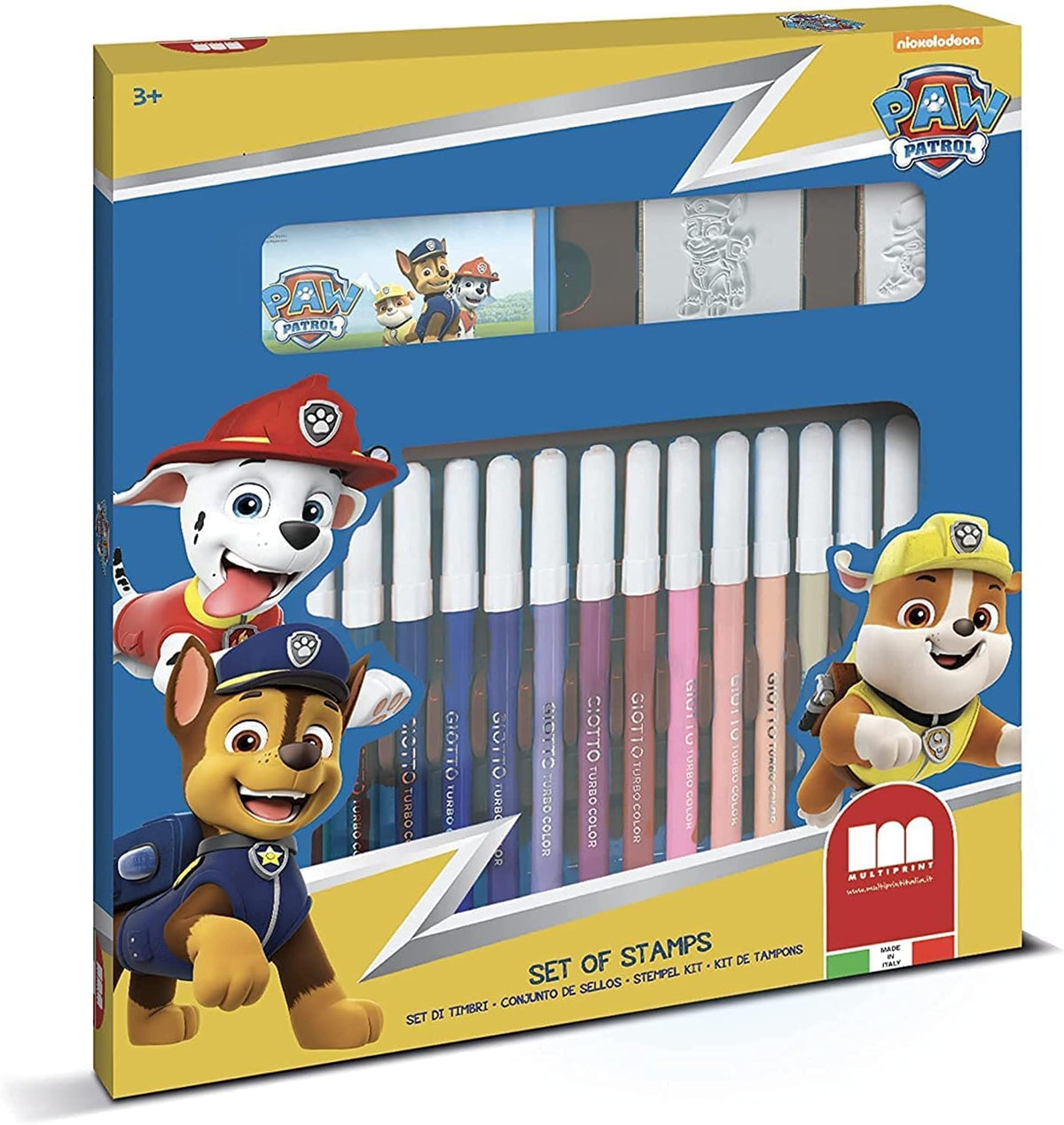 MULTIPRINT PAW PATROL 18PCS FELT-TIP PENS
