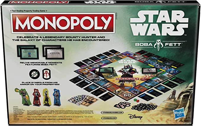 Hasbro Gaming - Monopoly Star Wars Boba Fett Edition