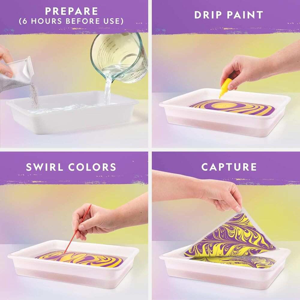Paint Marbling Craft Kit