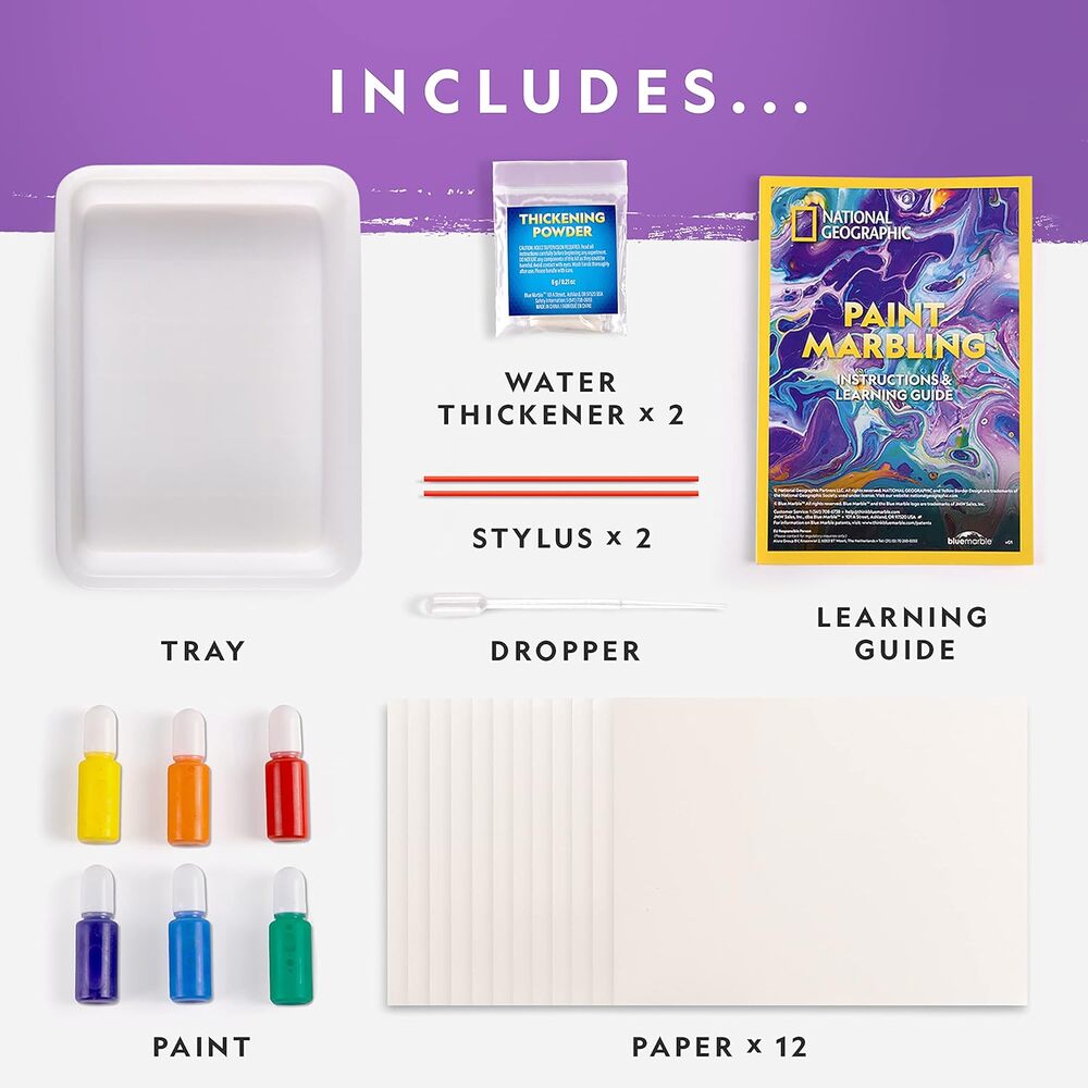 Paint Marbling Craft Kit