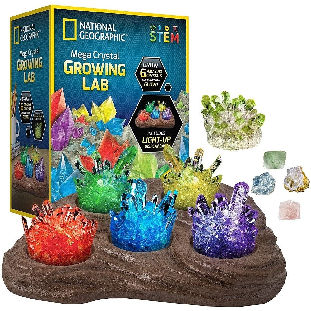 Jmw Sales - National Geographic Mega Crystal Growing Kit For Kids