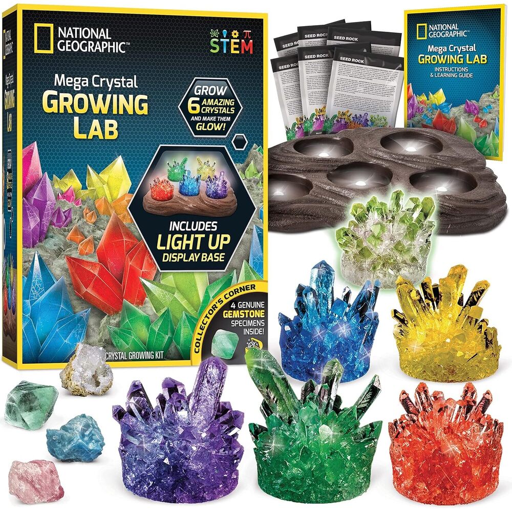 Jmw Sales - National Geographic Mega Crystal Growing Kit For Kids