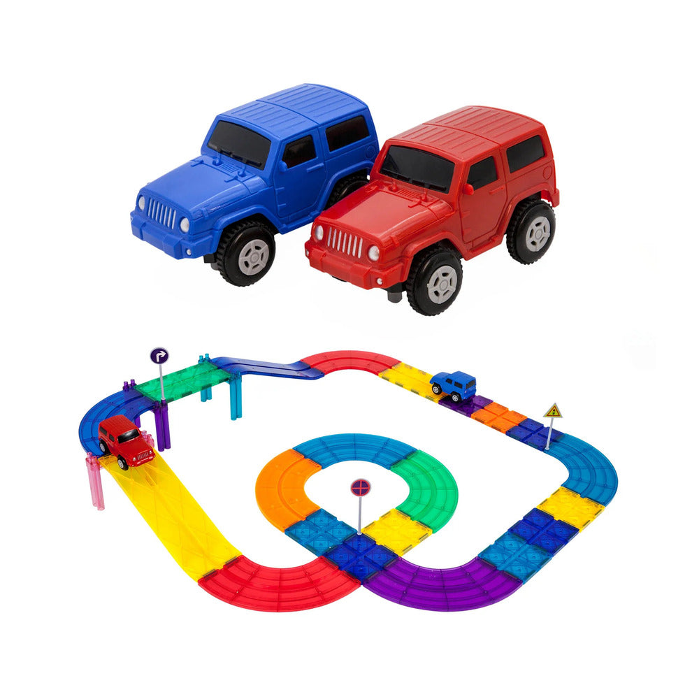 Picasso Tiles - Magnetic Race Track - 30 Pcs