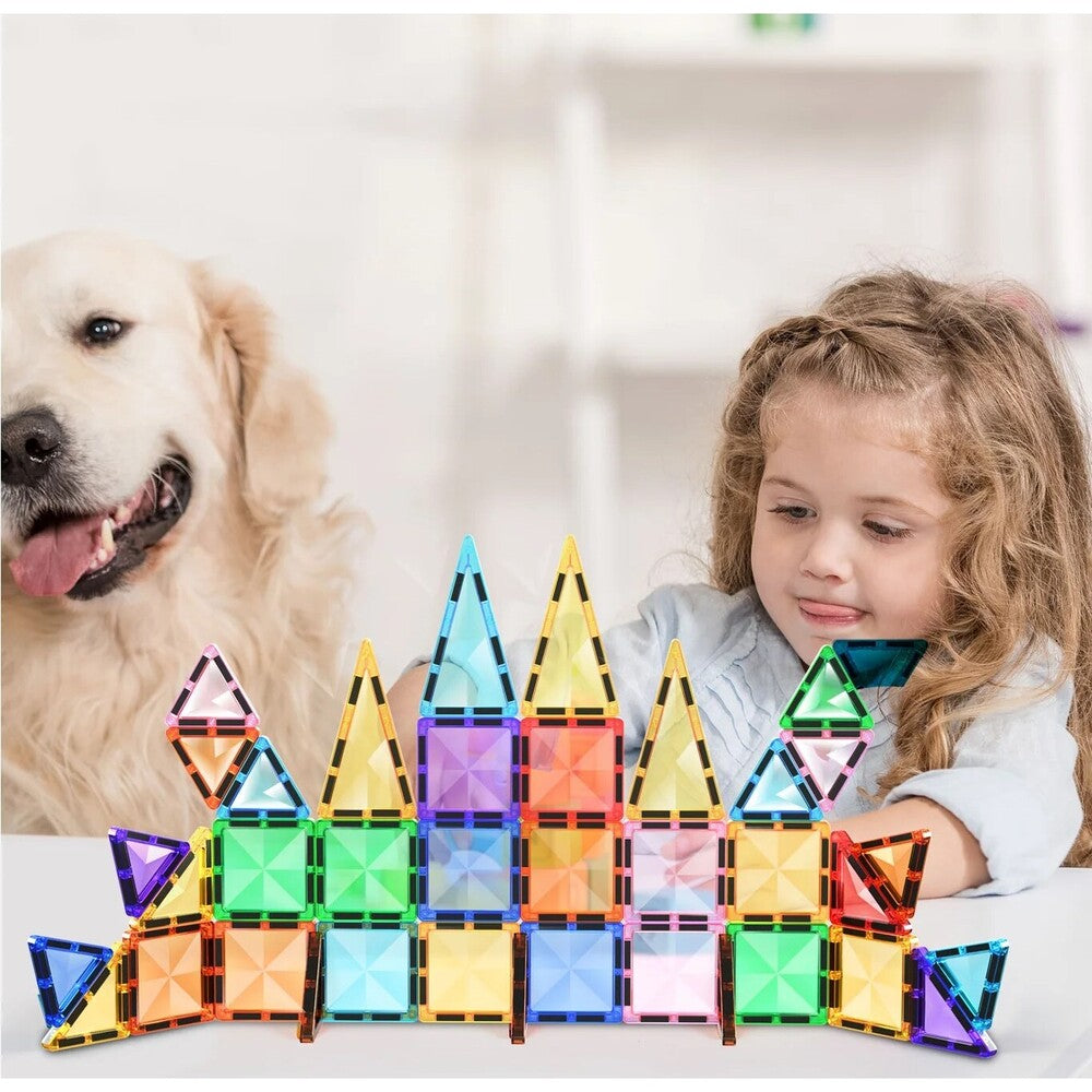 Picasso Tiles - Mag. Mini Diamnd Rocket - 40 Pcs