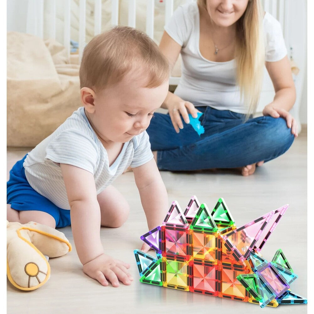 Picasso Tiles - Mag. Mini Diamnd Rocket - 40 Pcs