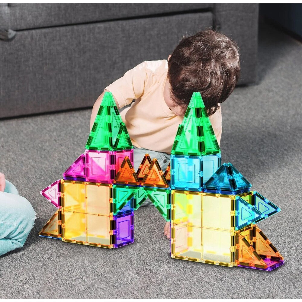 Picasso Tiles - Magnetic 3D Blocks - 61 Pcs
