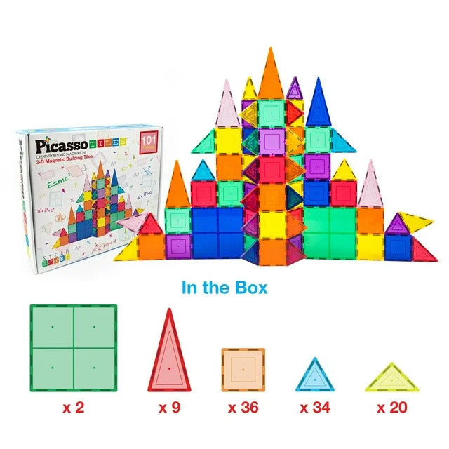 Picasso - Magnetic 3D Blocks 101 Pieces