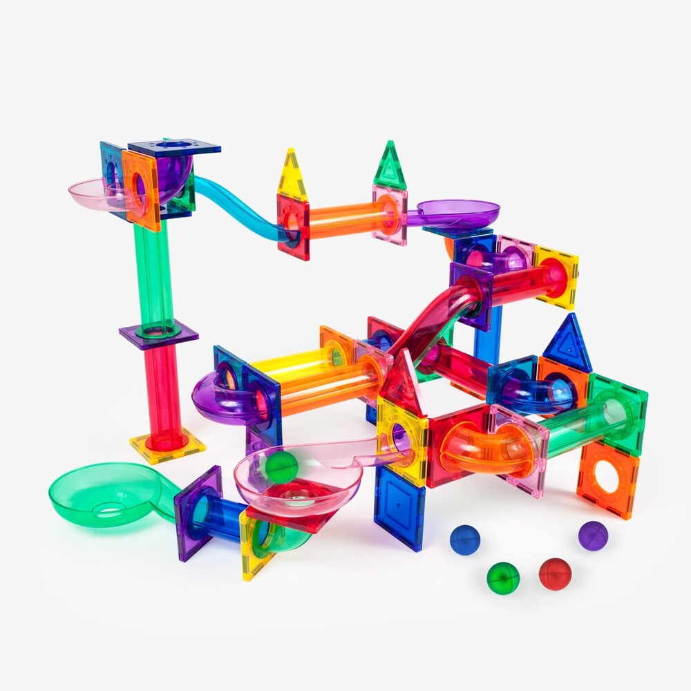 Picasso Tiles - Magnetic Marble Run - 100 Pcs