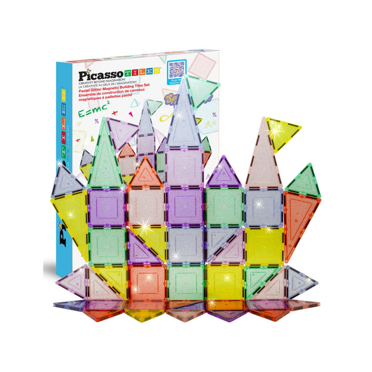 PICASSO MAGNETIC PASTEL GLITTER 48PCS