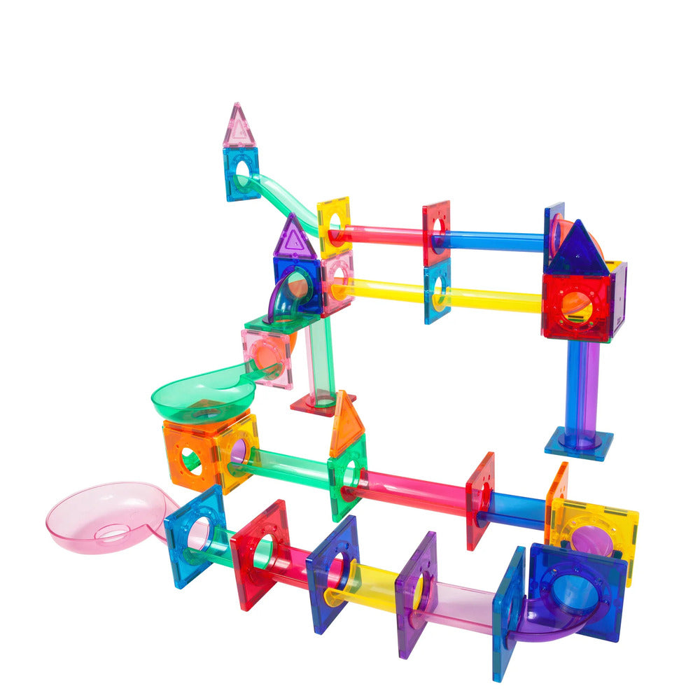 Picasso Tiles - Magnetic Marble Run - 71 Pcs