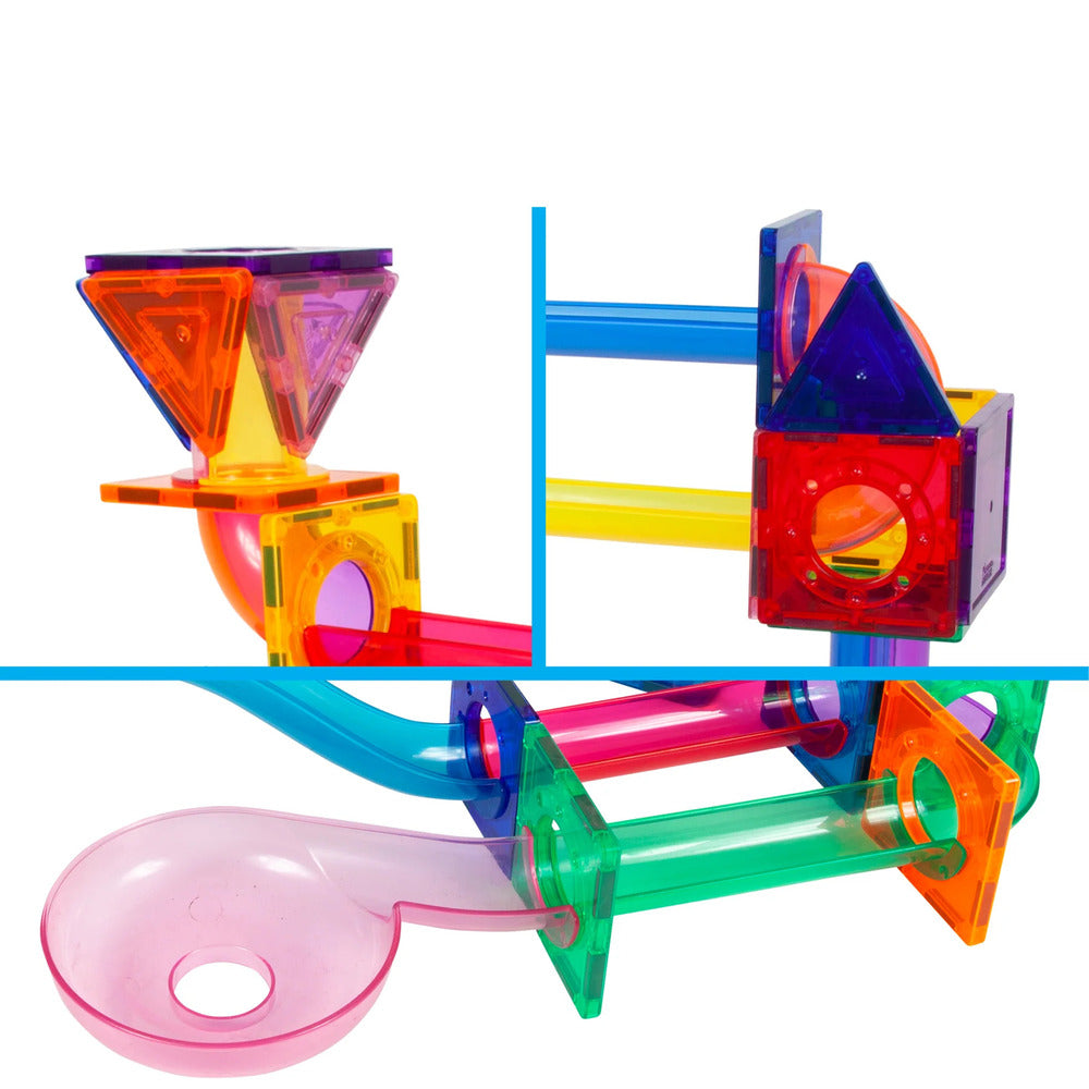 Picasso Tiles - Magnetic Marble Run - 71 Pcs