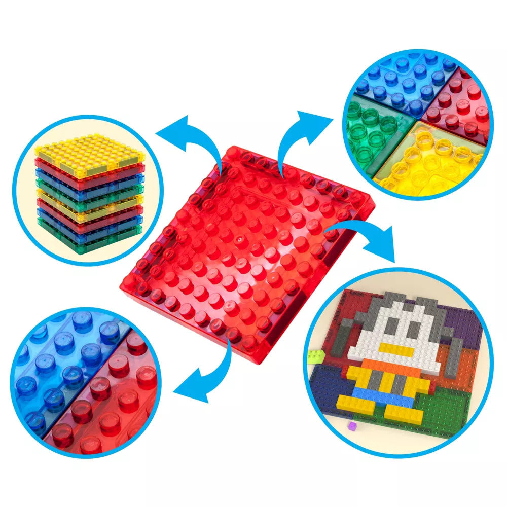 Picasso Tiles - Magnetic Bricks + Tiles - 63 Pcs