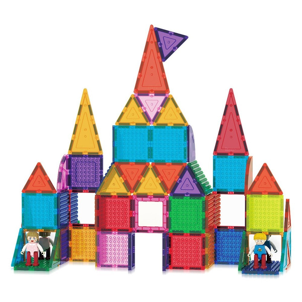 Picasso Tiles - Magnetic Bricks + Tiles - 63 Pcs