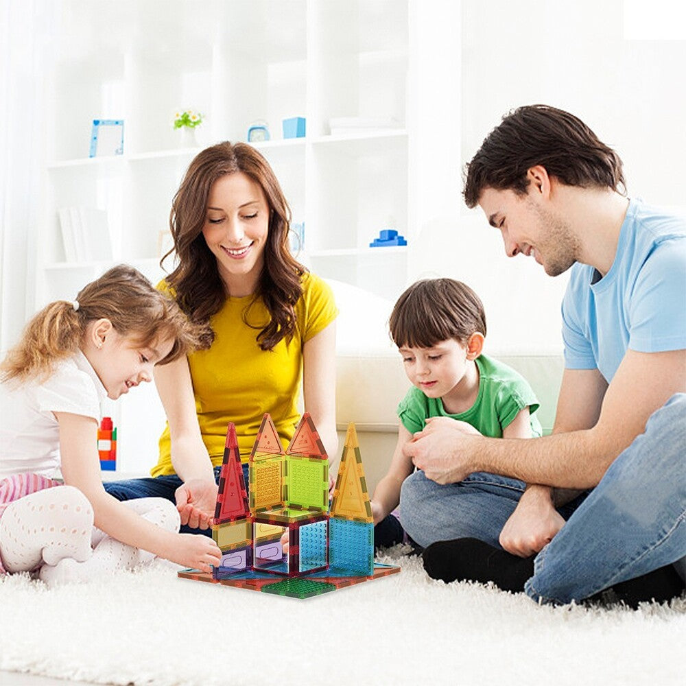 Picasso Tiles - Magnetic Bricks + Tiles - 63 Pcs