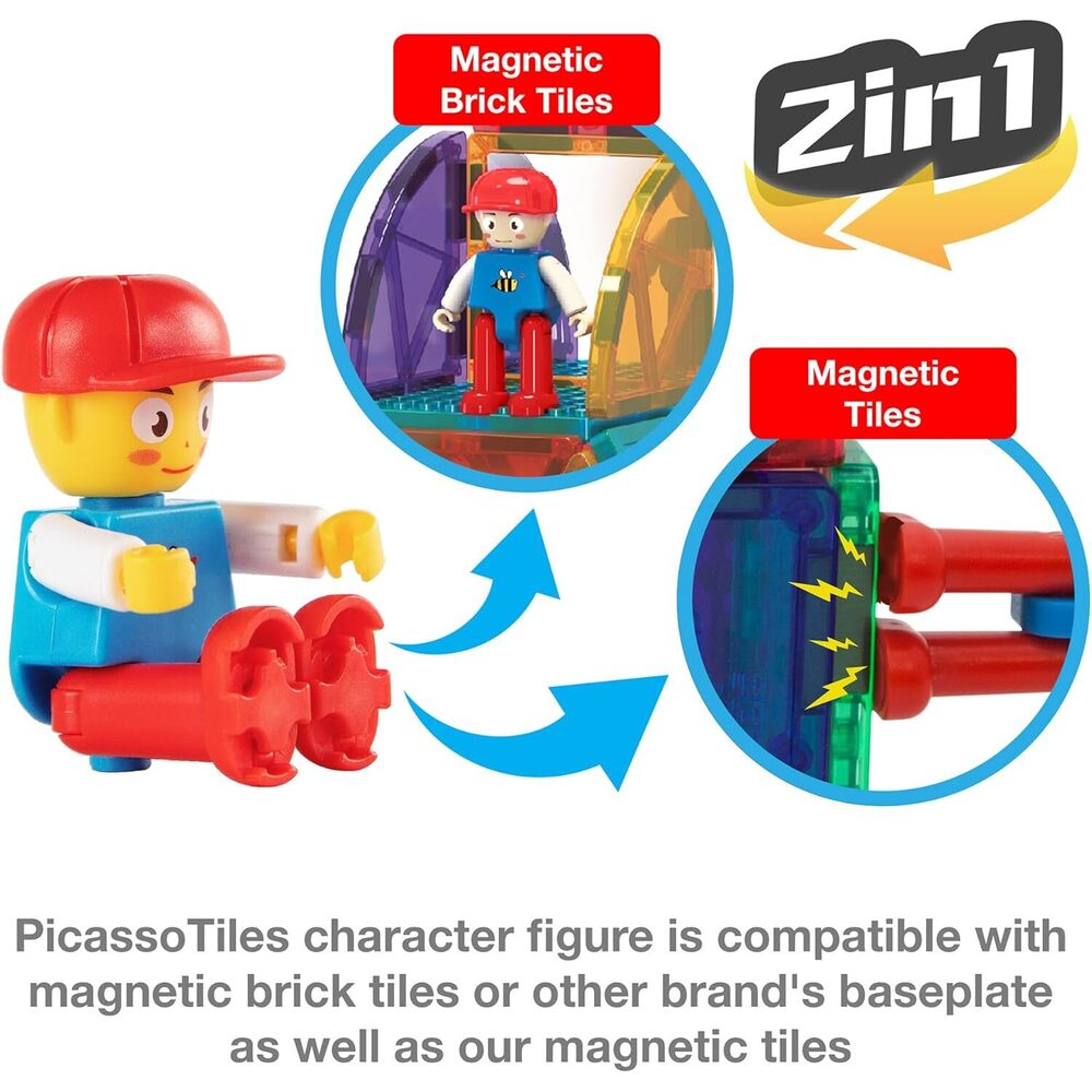 Picasso - Magnetic Bricks And Tiles 333 Pieces