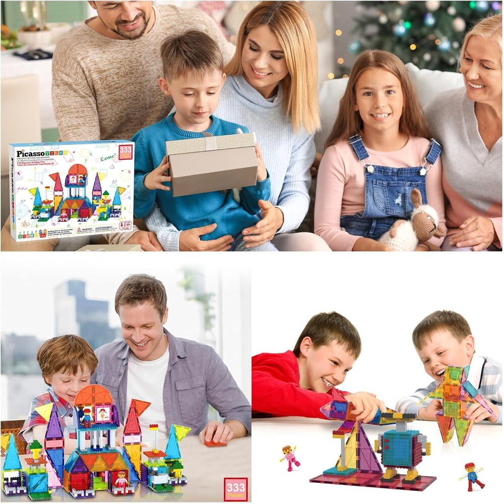 Picasso - Magnetic Bricks And Tiles 333 Pieces