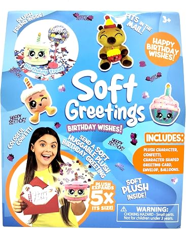 Soft Greetings Birthday w/ Balloon