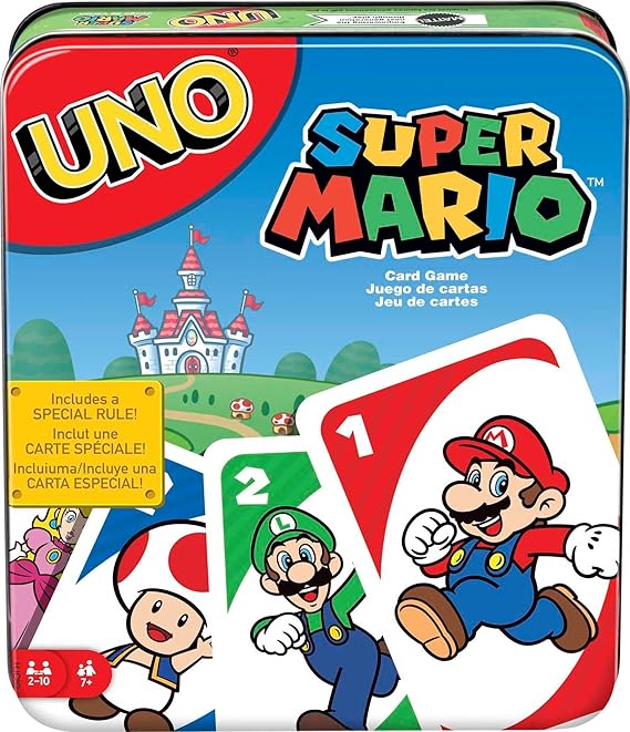 UNO SUPER MARIO tin box